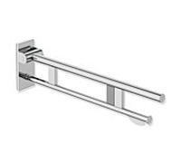 Hewi System 900 bras de support 900.50.11540 de projection 750 mm, Inox chromé, droit, WC support de papier / sortie de chasse d' eau de radio