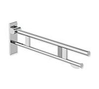 Hewi System 900 bras de support 900.50.17240 de projection 750 mm, Inox chromé, droit, WC support de papier / sortie de chasse d' eau de radio