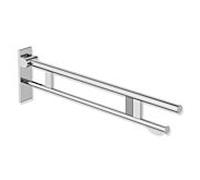 Hewi System 900 bras support 900.50.17440 saillie 900 mm, acier inoxydable chromé, droit, porte-papier WC / gâchette de rinçage radio
