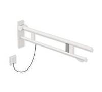 Hewi System 900 bras de support 900.50.19760DX de projection 850 mm, Inox poudre revêtue blanc mat profond, droit