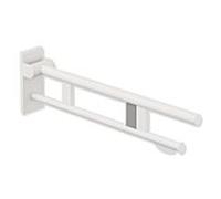 Hewi System 900 Bras de support mobile 900.50.41460DX saillie 700 mm, Inox laqué époxy blanc mat profond, droit