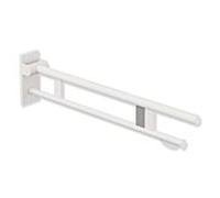 Hewi Bras de support mobile système 900 900.50.41660DX saillie 850 mm, acier inoxydable blanc deep matt, droite
