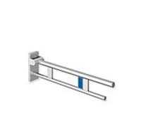 Hewi System 900 Bras de support mobile 900.50.418XA saillie 700 mm, acier inoxydable satiné, gauche, gâchette radio affleurante