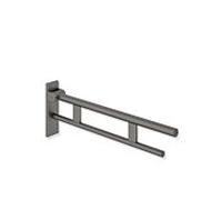 Hewi Bras de support système 900 900.50.15860SC saillie 600 mm, acier inoxydable peint par poudrage gris foncé perle mica profond mat