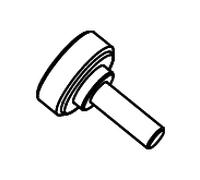 Hewi System 900 capuchon de protection 67978SC Inox revêtu par poudre gris foncé perle mica mat profond