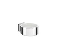 Hewi Système 900 support de sèche-cheveux 900.00.0004098 Halter en acier inoxydable chromé, insert blanc de Halter