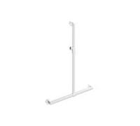 Hewi System 900 main courante de douche 900.35M46260VH 1250 x 914 mm, revêtement par poudre blanc mat profond