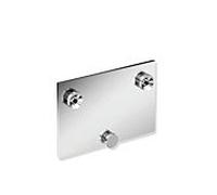 Hewi Plaque de montage système 900 900.51.00140 acier inoxydable chromé, 163x109x15.6mm