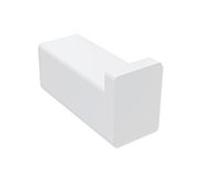Hewi System 900 Q crochet simple 900Q90.00060DX revêtement en poudre blanc mat profond, en acier inoxydable, 15x20x38mm
