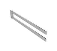 Hewi System 900 Q porte-serviettes 900Q09.00040 chromé , en acier inoxydable, 446x72x19mm