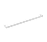 Hewi System 900 Q Badetuchhalter 900Q30.00260DX revêtement par poudre blanc mat profond, acier inoxydable, 800x20x70mm