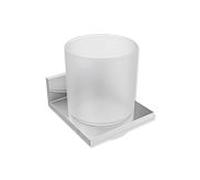 Hewi System 900 Q tasse en verre 900Q04.00040 chromé , avec Halter en métal
