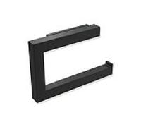 Hewi System 900 Q WC porte-papier 900Q21.00060DC revêtement en poudre noir profond mat, en acier inoxydable, pliable, 140x90x22mm