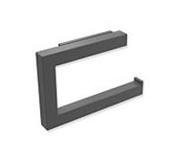 Hewi System 900 Q WC porte-papier 900Q21.00060SC revêtement en poudre gris foncé perle mica mat profond, en acier inoxydable, pliable, 140x90x22mm