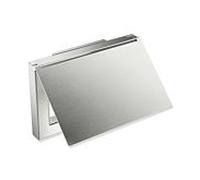 Hewi System 900 Q WC porte-papier 900Q21.001XA rectifié, en acier inoxydable, avec couvercle 140x90x23mm