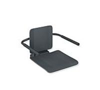 Hewi System 900 siège suspendu 900.51.10960AF Inox mat anthracite revêtement en poudre mat anthracite plastique, avec accoudoirs, de grandes