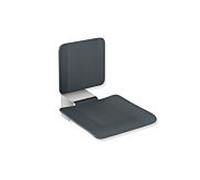 Hewi Siège suspendu système 900 900.51.203XA92 450 x 650 mm, acier inoxydable poli, polyamide anthracite