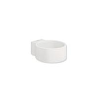 Hewi System 900 support de System 900 Hewi 900.00.00060AS Halter Inox peint par poudrage blanc foncé mat, insert blanc mat