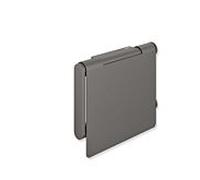 Hewi System 900 WC 900.21.00560SC Inox revêtu par poudre gris foncé perle mica mat profond, avec couvercle