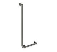 Hewi système 900 900.22.10460SC revêtement par poudre, gris foncé mat profond, 1000 x 500 mm, version droite