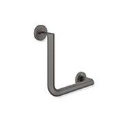 Hewi système 900 900.22.13060SC acier inoxydable peint par poudrage gris foncé perle mica profond mat, 255 x 255 mm, version droite