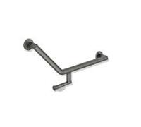 Hewi système 900 900.22.30360SC 620 x 283 mm, acier inoxydable peint par poudrage gris foncé perle mica profond mat, gauche