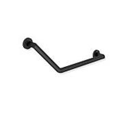 Hewi système 900 900.22.33060DC version droite, acier inoxydable thermolaqué noir mat profond, acier inoxydable chromé