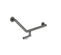 Hewi système 900 900.22.33260SC 620 x 283 mm, acier inoxydable peint par poudrage, mica perle gris foncé, mat profond, droite