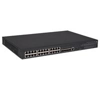Hewlett Packard Enterprise 5130-24G-PoE+-4SFP+ (370W) EI Géré L3 Gigabit Ethernet (10/100/1000) Connexion Ethernet, supportant l'alimentation via ce port (PoE) 1U Noir