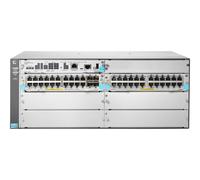 Hewlett Packard Enterprise 5406R 44GT PoE+ & 4-port SFP+ (No PSU) v3 zl2 Géré L3 Gigabit Ethernet (10/100/1000) Connexion Ethernet, supportant l'alimentation via ce port (PoE) 4U Gris
