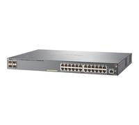 Hewlett Packard Enterprise Aruba 2540 24G PoE+ 4SFP+ Géré L2 Gigabit Ethernet (10/100/1000) Connexion Ethernet, supportant l'alimentation Via ce Port (PoE) 1U Gris