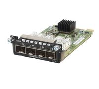 Hewlett Packard Enterprise Aruba 3810M 4SFP+ Module Module de commutation réseau - Module de commutation réseau (SFP+, 10 Gbit/s, Aruba 3810M, 74,2 x 130,8 x 27,7 mm, 170 g)