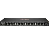 HPE Aruba Networking Aruba 6100 48G 4SFP+ Géré L3 Gigabit Ethernet (10/100/1000) 1U Noir