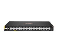 Hewlett Packard Enterprise Aruba 6100 48G Class4 PoE 4SFP+ 370W Géré L3 Gigabit Ethernet (10/100/1000) Connexion Ethernet, supportant l'alimentation Via ce Port (PoE) 1U Noir