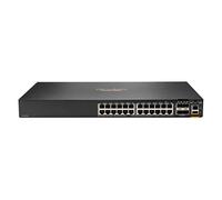 Hewlett Packard Enterprise Aruba 6200F 24G 4SFP+ Géré L3 Gigabit Ethernet (10/100/1000) 1U Noir