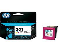 Hewlett Packard HP 301 original blister, cartouche d'encre pour Deskjet, 3 Couleur (cyan, magenta, jaune)