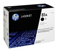 HEWLETT PACKARD HP 81A Toner Laserjet Noir Authentique