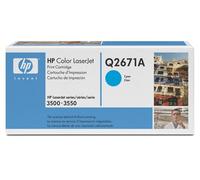 Hewlett Packard - HP Cartouche de toner d'origine pour Color Laserjet 3500 N (Q2671 A) - Bleu/Cyan
