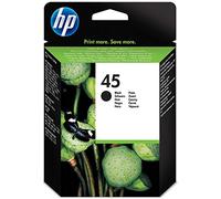 Hewlett Packard HP cartouche Nr. 45 51645AE noir (ca. 930 Pages) - s'adapte 1600C, 710c, 755C, 855 Serie, 870 Serie, 920C, 930C, 950C, 960C, 970Cxi, DesignJet 750C, DeskJet 690c, DeskJet 850C,