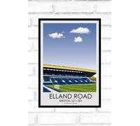 Hewson's Gifts Impression du stade de football Leeds United - Cadeau de stade - Papa, frère, fils - Format A4 (Elland Road)