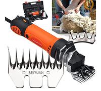HEWXWX Tondeuse éLectrique pour Moutons -1200W 220V 6 Vitesses, (pour Novice/Qualifié), pour La Laine De Fourrure chez Les Moutons, ChèVres, Autres Animaux D'éLevage De Ferme,9(Bend)