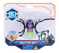 Hex Bots - Jouet robotique Skitter Bot, 6 Pieds mécaniques, Yeux LED Lumineux, araignée Rampante, Deux Variantes, à partir de 4 Ans