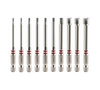 Hex Drill Bit Set - 10PCS Magnetic Driver Bits, Quick Release Tool Kit