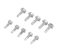 Hex Head en Acier Inoxydable Assortiment de Vis de Forage Auto-forage 100pcs 4.2x13 Mm, 4,8x13 Mm avec Pointe pour le Métal et le Bois