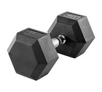 Hex Kompakthantel aus Gummi, 20 kg, Hexagon-Hantel