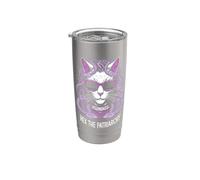 Hex, le patriarcat, amoureux des chats, déesse méduse drôle, Meowdusa Gobelet isotherme en acier inoxydable double paroi