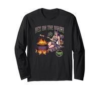 Hex on The Beach Witch Chaudron Bonfire Summer Halloween Manche Longue
