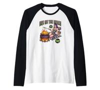 Hex on The Beach Witch Chaudron Bonfire Summer Halloween Manche Raglan