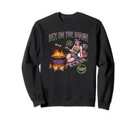 Hex on The Beach Witch Chaudron Bonfire Summer Halloween Sweatshirt