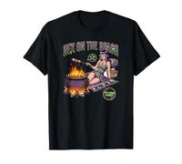 Hex on The Beach Witch Chaudron Bonfire Summer Halloween T-Shirt